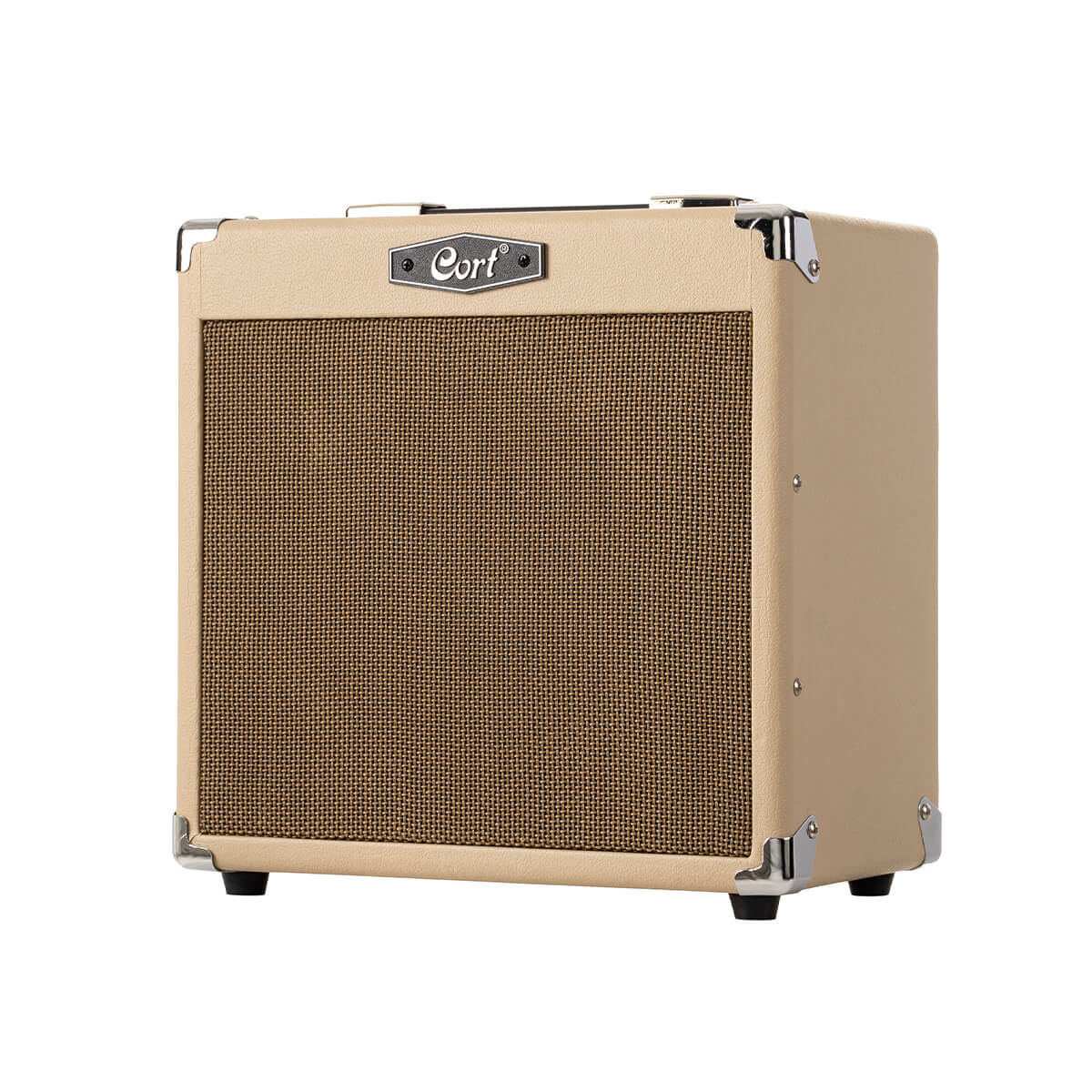 Cort CM15R PG 15W Guitar Combo Amplifier - White Sand