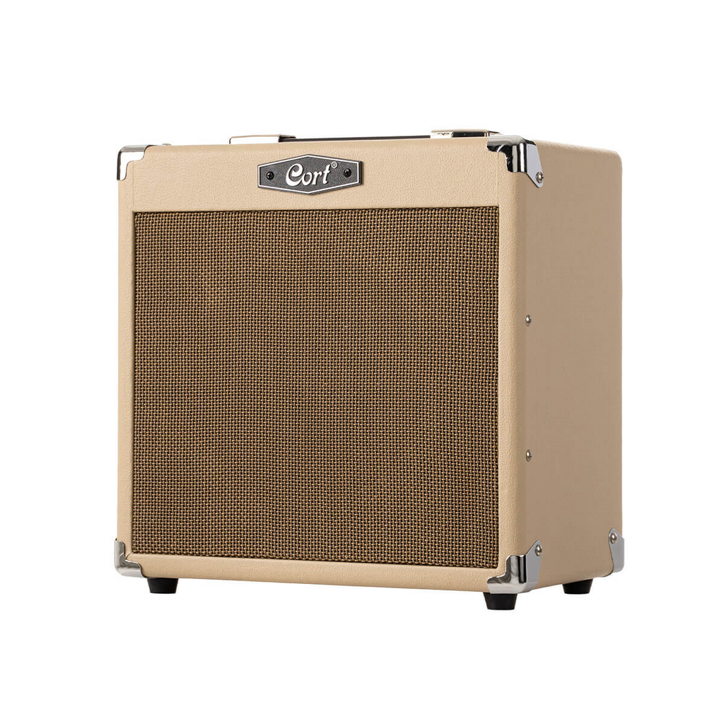 Cort CM15R PG 15W Guitar Combo Amplifier - White Sand