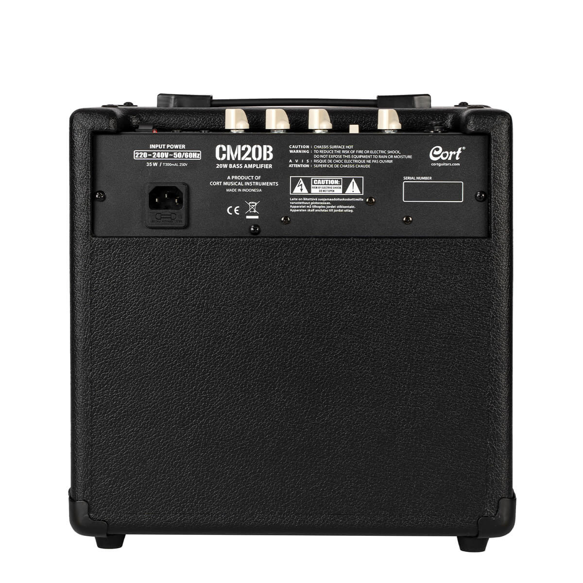 Cort CM20B Black 20W Bass Combo Amplifier