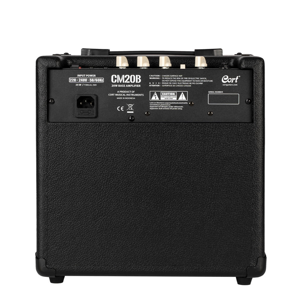 Cort CM20B Black 20W Bass Combo Amplifier
