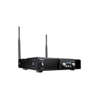 Okayo C7281A dual channel UHF wireless audio link receiver, compact design with antennas, operating 520-544MHz.