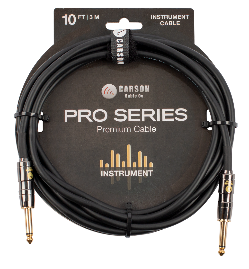 Carson Pro CAR10SS Noiseless Guitar Lead - 10 Feet