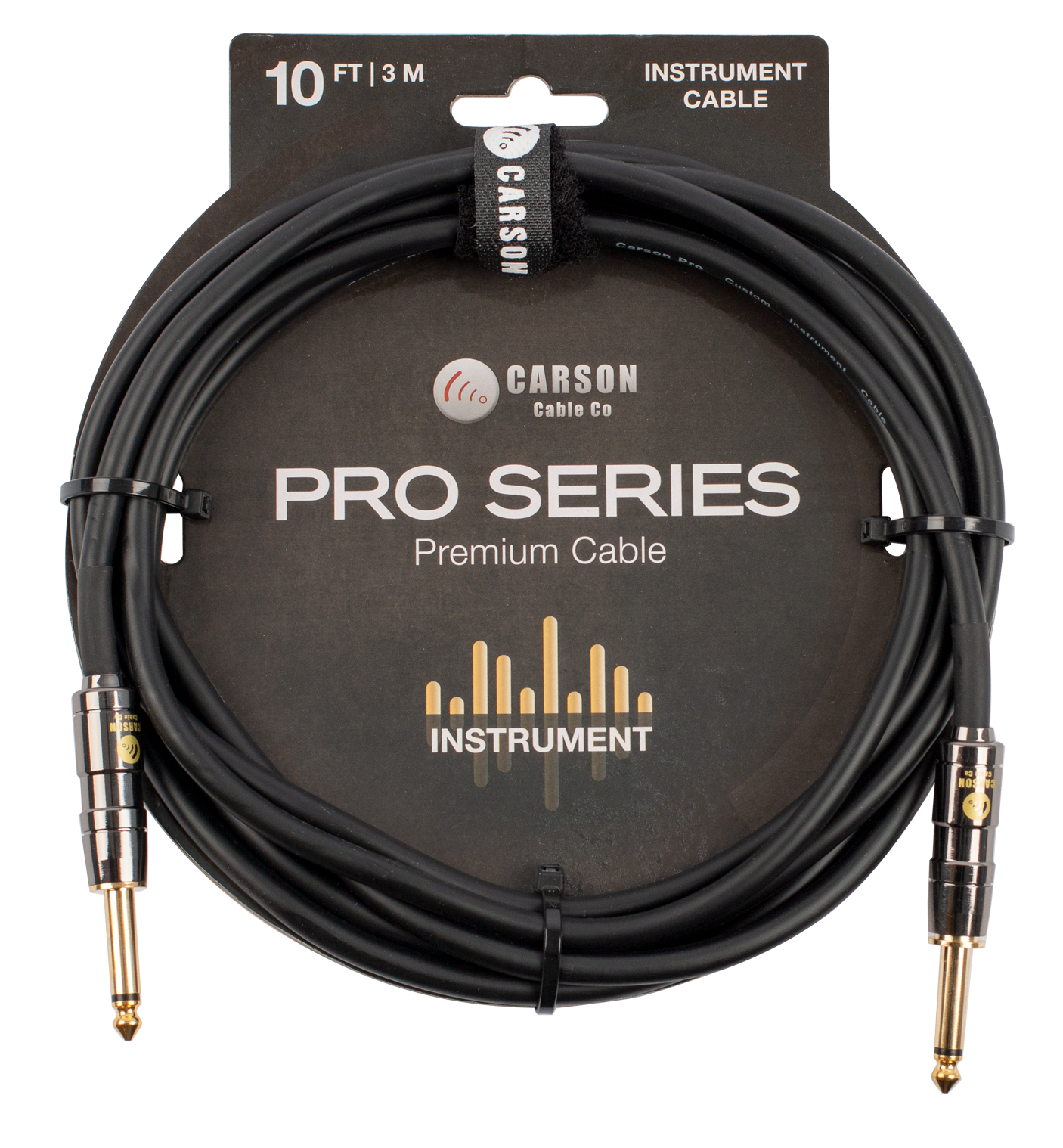 Carson Pro CAR10SS Noiseless Guitar Lead - 10 Feet