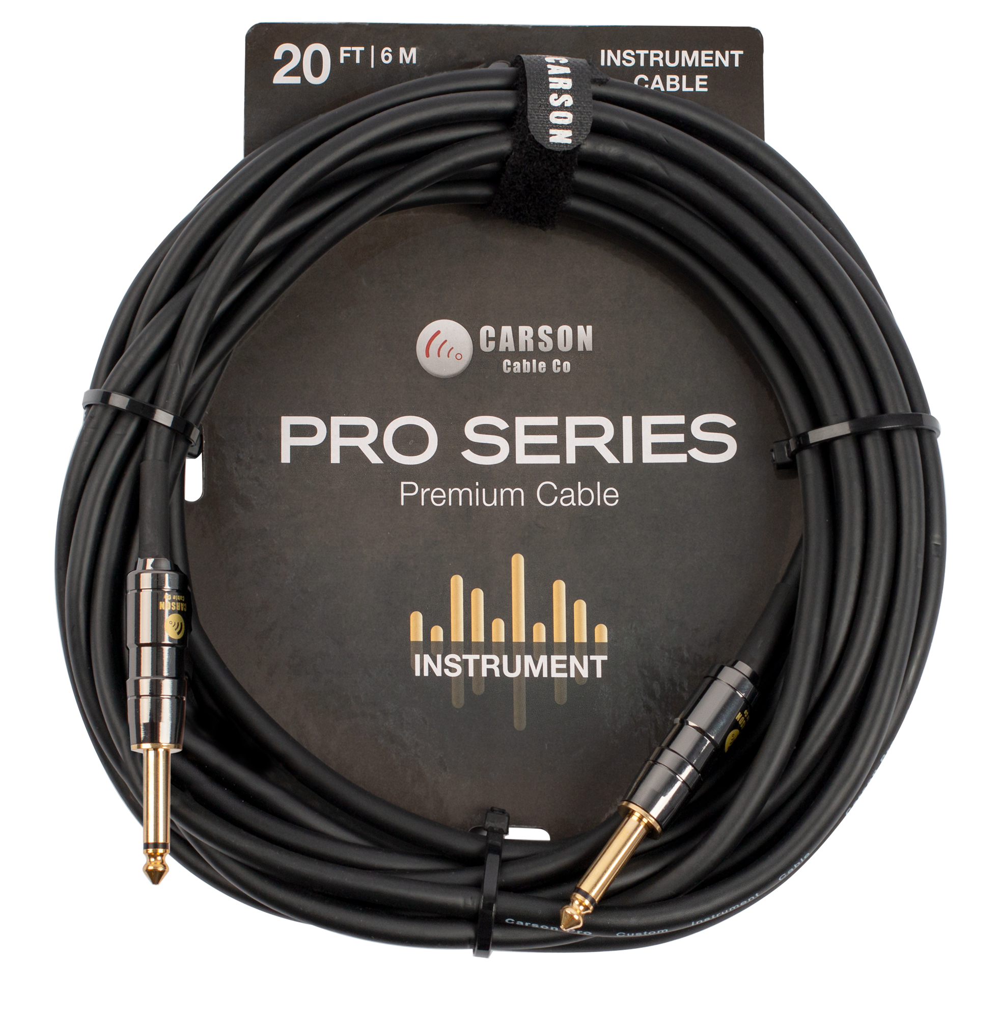 Carson Pro CAR20SS Noiseless Guitar Lead - 20 Feet