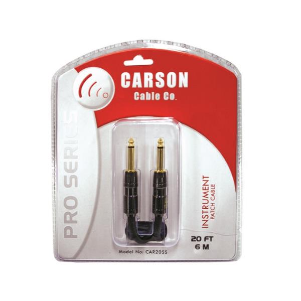 Carson Pro CAR20SS Noiseless Guitar Lead - 20 Feet
