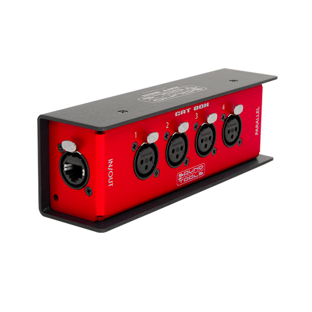 Soundtools Catbox with 4x Female 3 pin XLR