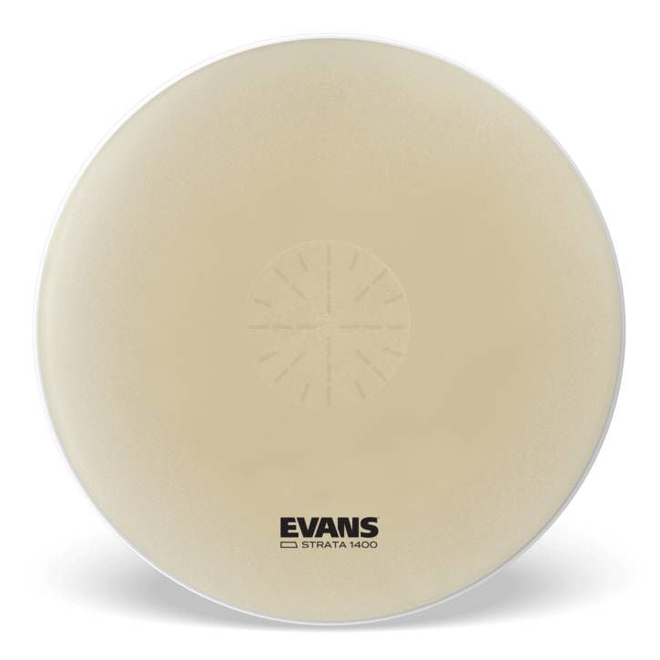 Evans Strata 1400  Power Center Reverse Dot Concert Bass Drum Head, 36 Inch