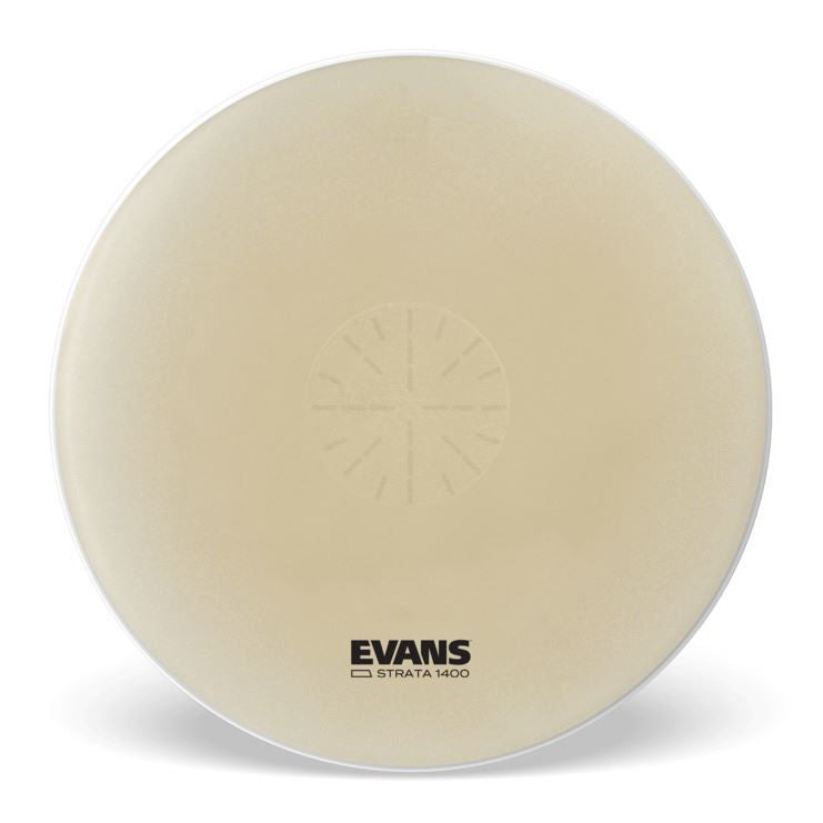Evans Strata 1400  Power Center Reverse Dot Concert Bass Drum Head, 40 Inch