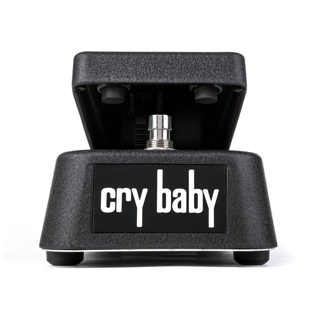 Dunlop Crybaby GCB95 wah effects pedal with footswitch and control knobs for guitar effects, black metal housing.