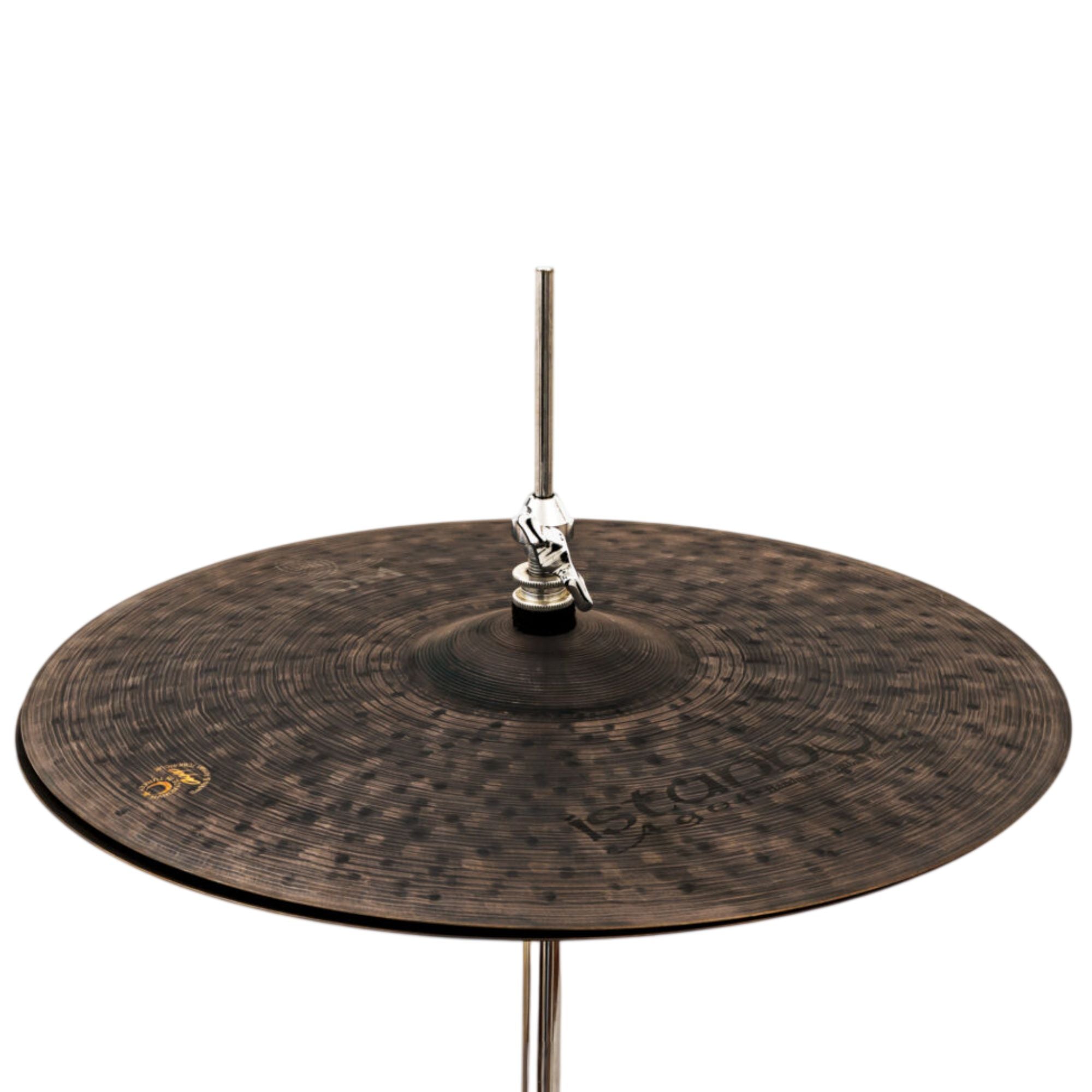 Istanbul Agop Cindy Blackman Santana Om Hi-Hats cymbals, single cymbal pair with a polished finish and detailed branding.