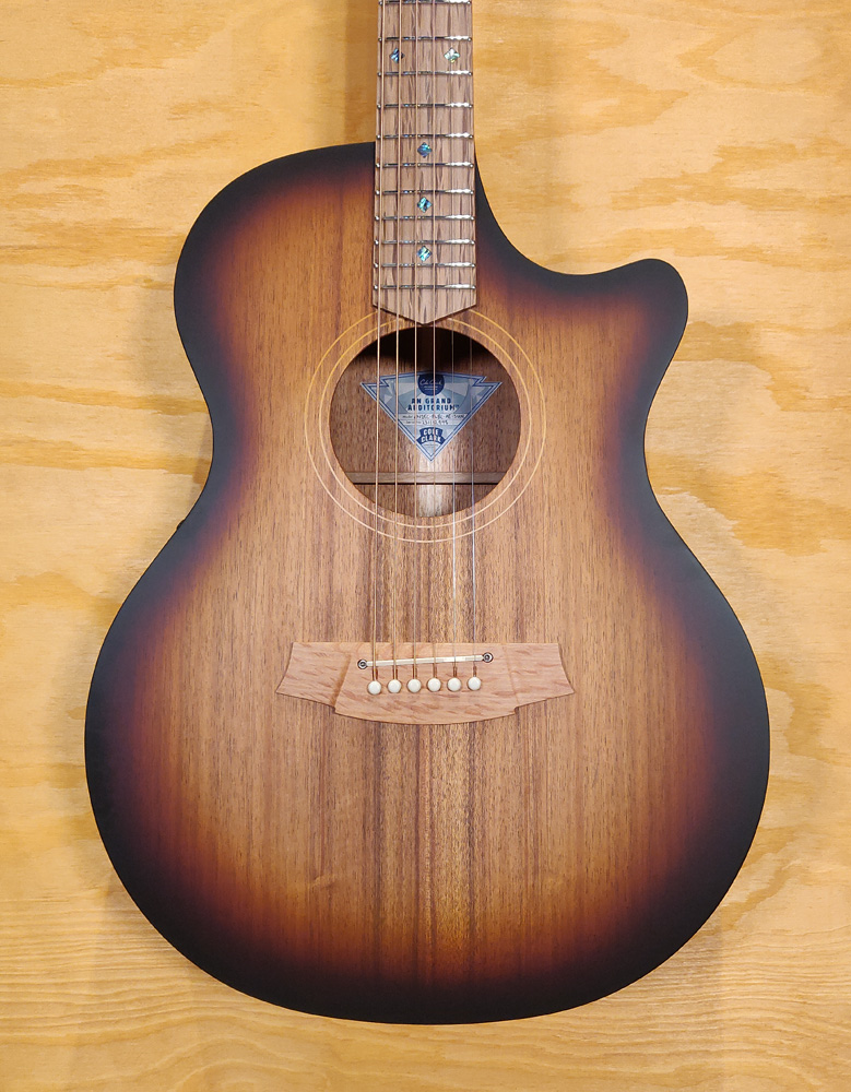 Cole Clark AN2EC All Blackwood Basic Custom Acoustic Guitar in Sunburst - Preloved