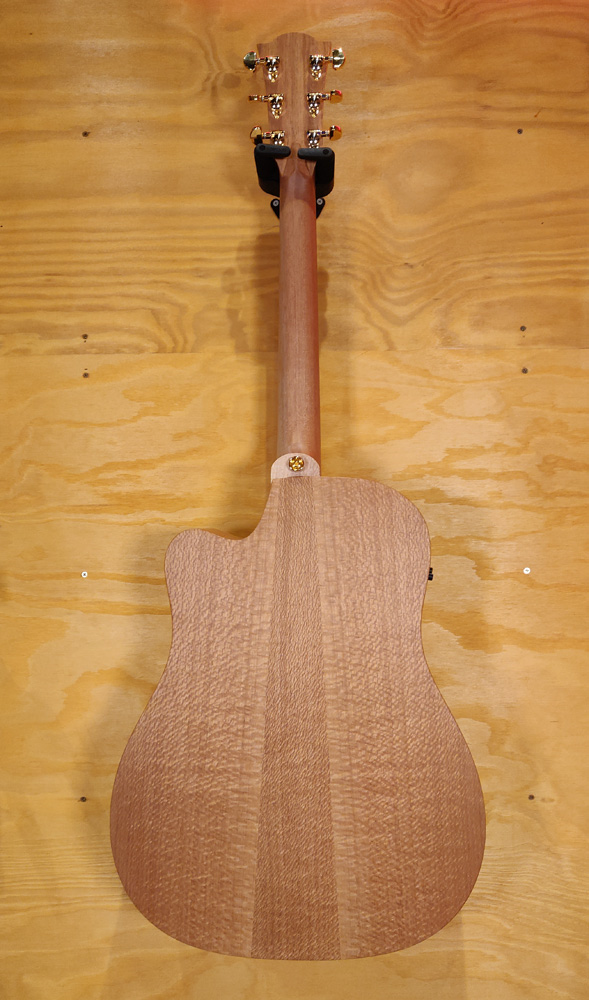 Cole Clark FL2EC Redwood Silky Oak Acoustic Guitar with Stained Face - Preloved