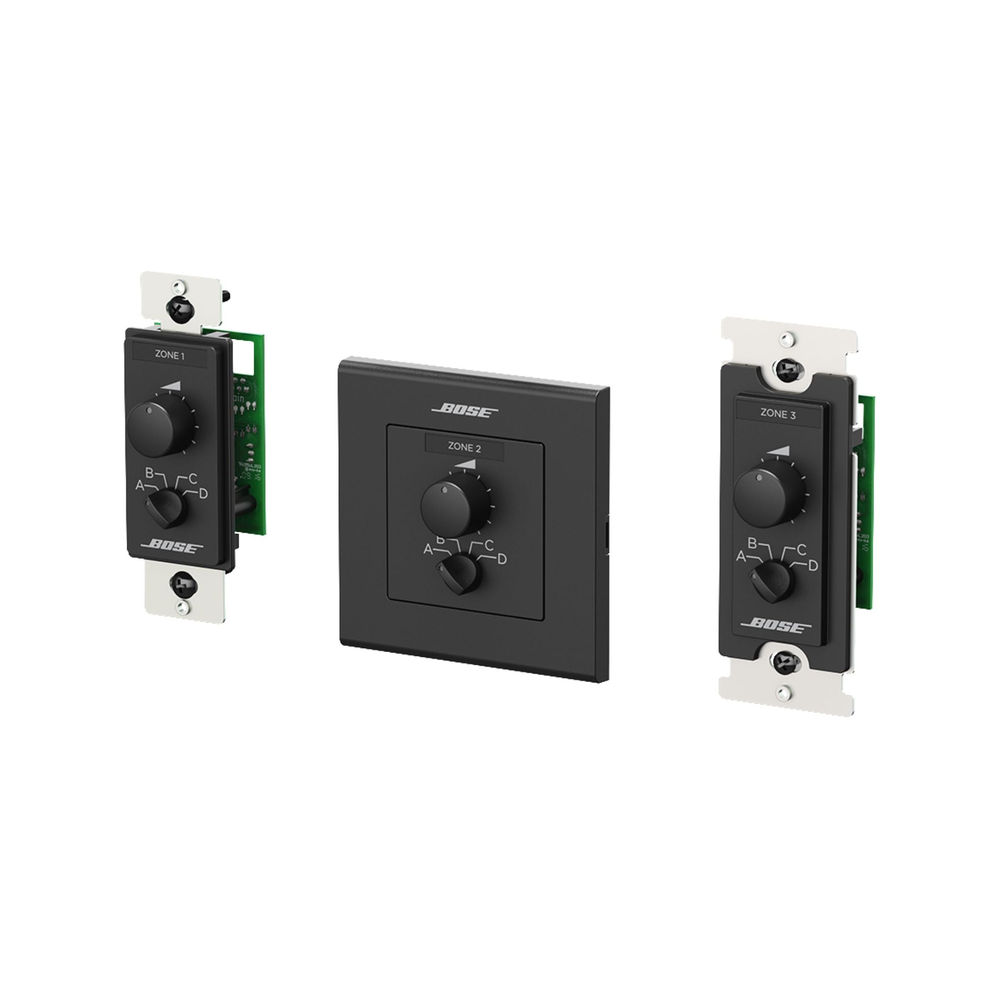 Bose Control Centre CC-3 Volume Zone Controller Wall Plate - Black