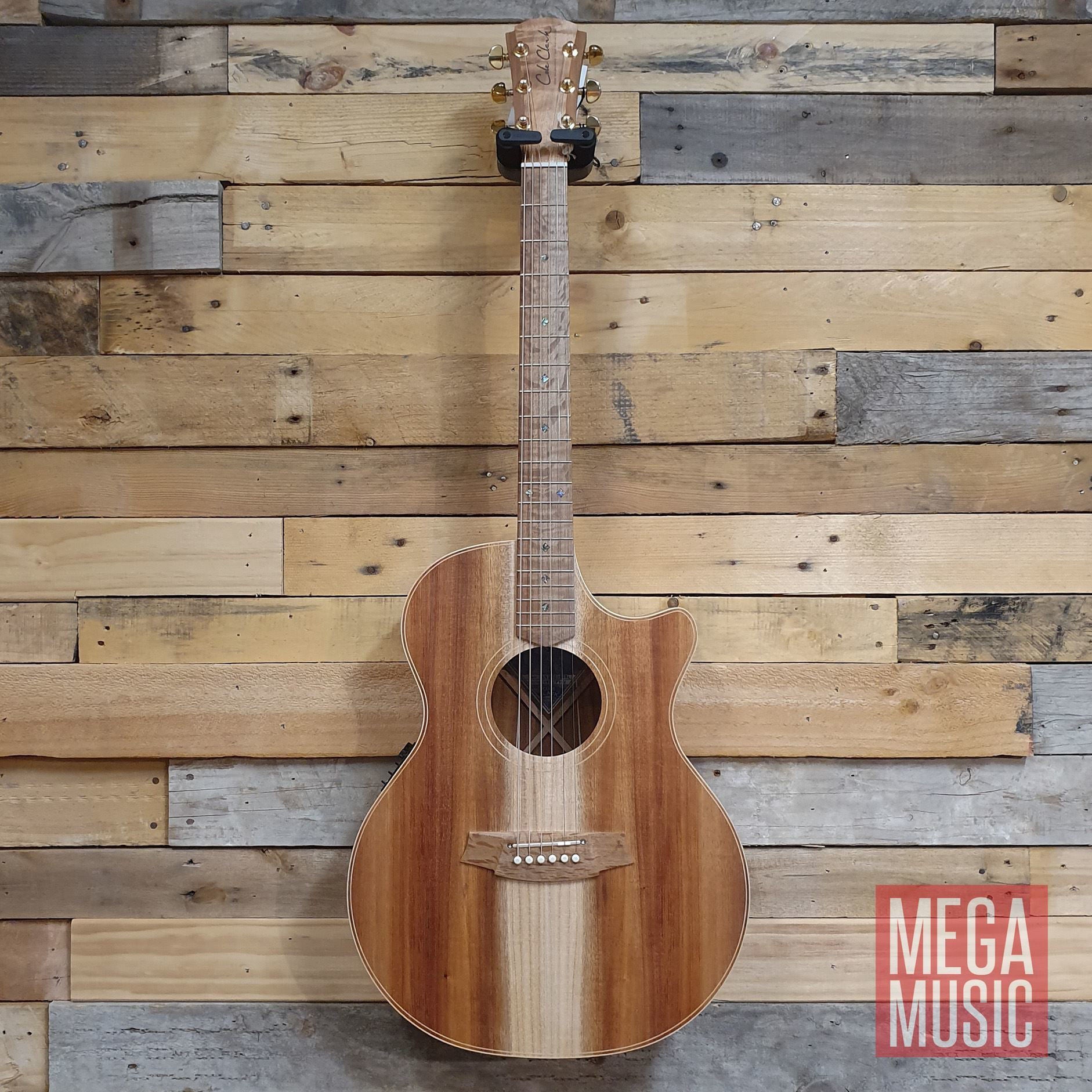 Cole Clark Angel 2 Acoustic Guitar - All Blackwood (CCAN2ECBLBL)