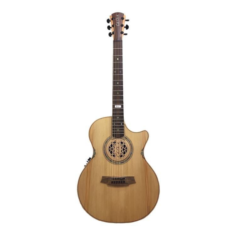 Cole Clark Angel 3 Series Jacky Lau Signature Model Grand Auditorium Cutaway Acoustic Guitar with Pickup & Bunya Face/Blackwood Back & Sides