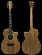 Cole Clark Angel 3 Series Acoustic Guitar with Pickup and Cutaway Blackwood/Blackwood