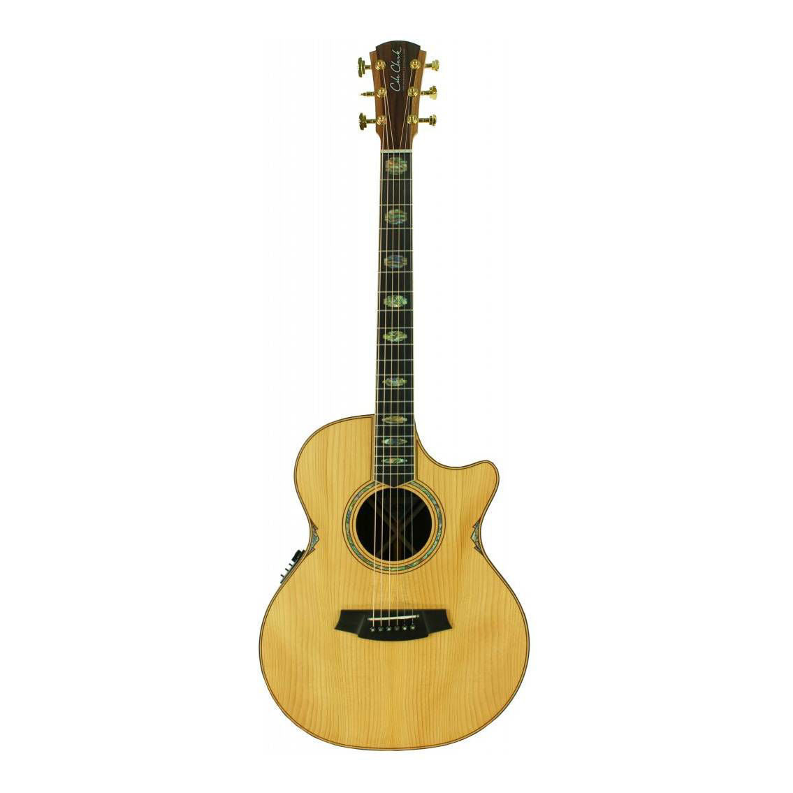 Cole Clark Angel 3 Series Grand Auditorium Cutaway Acoustic Guitar with Pickup & Cedar of Lebanon Face/Blackwood Back & Sides