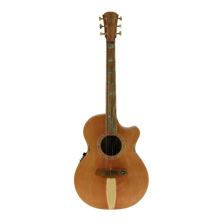 Cole Clark Angel 3 Series Grand Auditorium Cutaway Acoustic Guitar with Pickup & Redwood Face/Australian Blackwood Back & Sides & River She Oak Fretboard