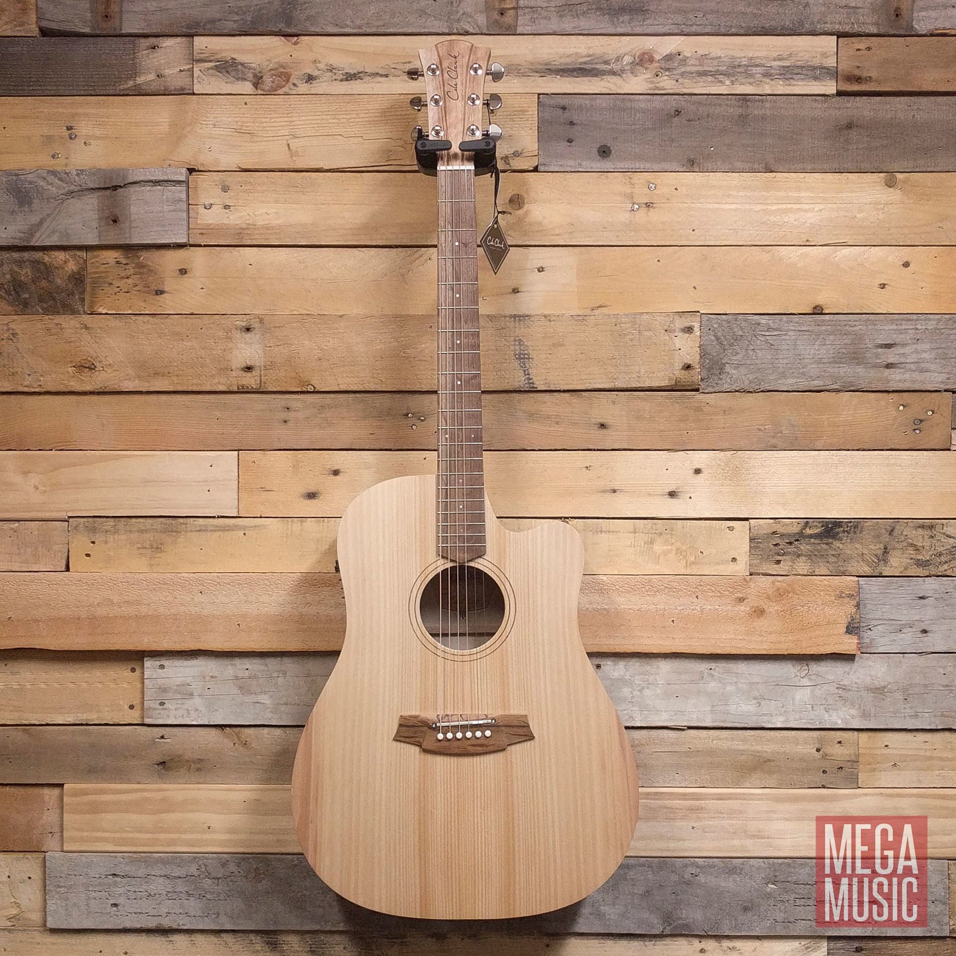 Cole Clark Fat Lady 1 Series CCFL1EC-BM Dreadnought Acoustic Guitar - Bunya Maple