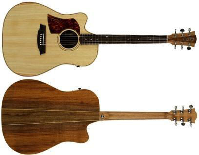 Cole Clark Fat Lady 2 Acoustic Guitar Left-Handed - Bunya Blackwood (CCFL2ECLHBB)