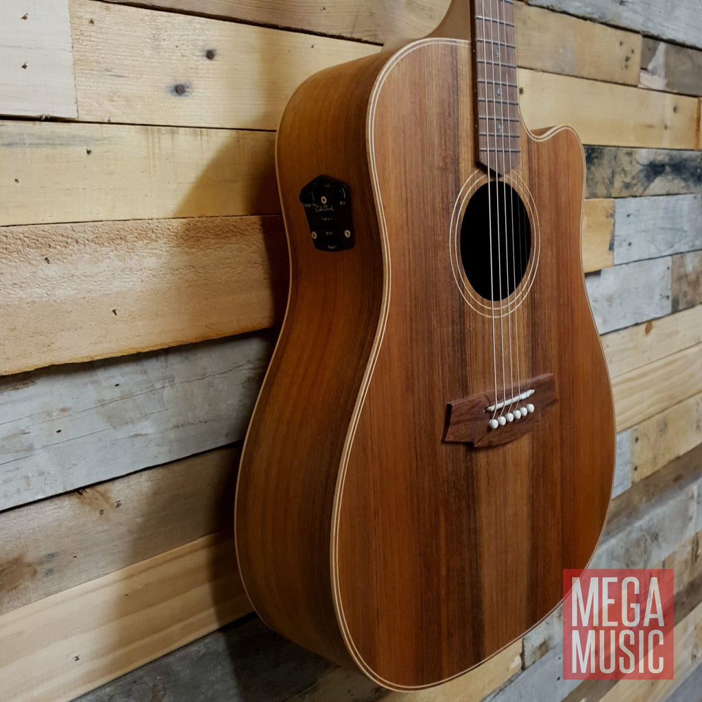 Cole Clark Fat Lady 2 Acoustic Guitar - All Blackwood (CCFL2ECBLBL)