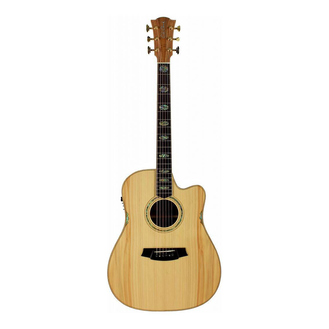 Cole Clark Fat Lady 3 Series Cutaway Dreadnought Acoustic Guitar with Pickup & Bunya Face/Australian Blackwood Back & Sides