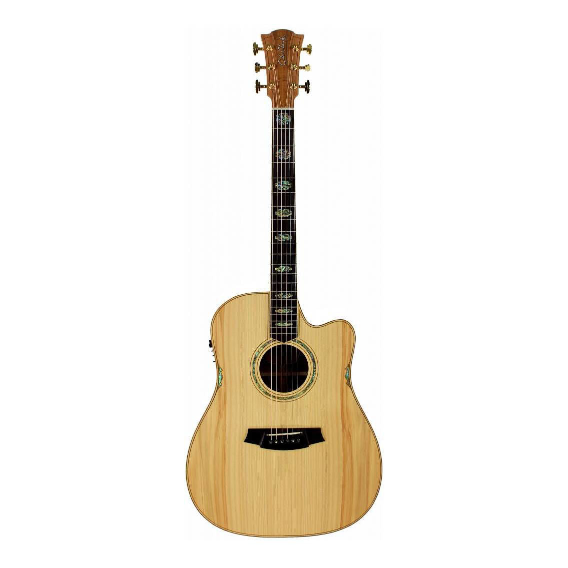 Cole Clark Fat Lady 3 Series Cutaway Dreadnought Acoustic Guitar with Pickup & Bunya Face/Rosewood Back & Sides