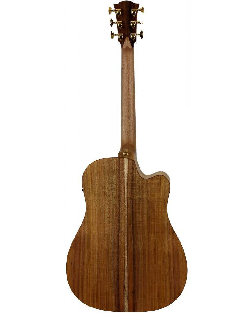 Cole Clark Fat Lady 3 Series Cutaway Left-Handed Acoustic Guitar with Pickup - Redwood Blackwood