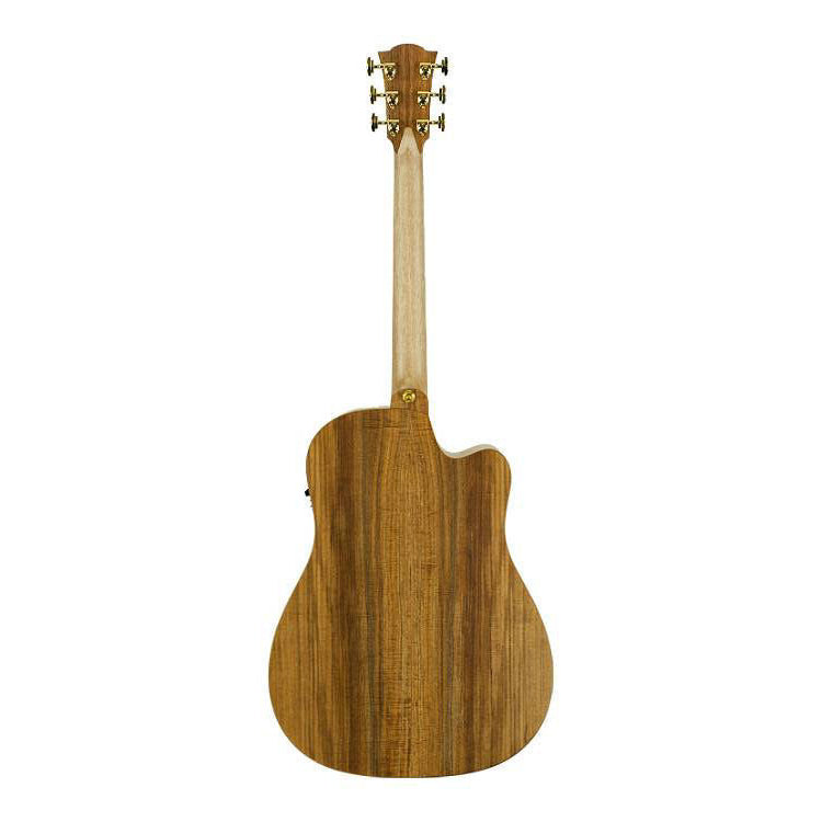 Cole Clark Fat Lady 3 Series cutaway dreadnought acoustic guitar with redwood face, blackwood back and sides, satin fretboard, pickup