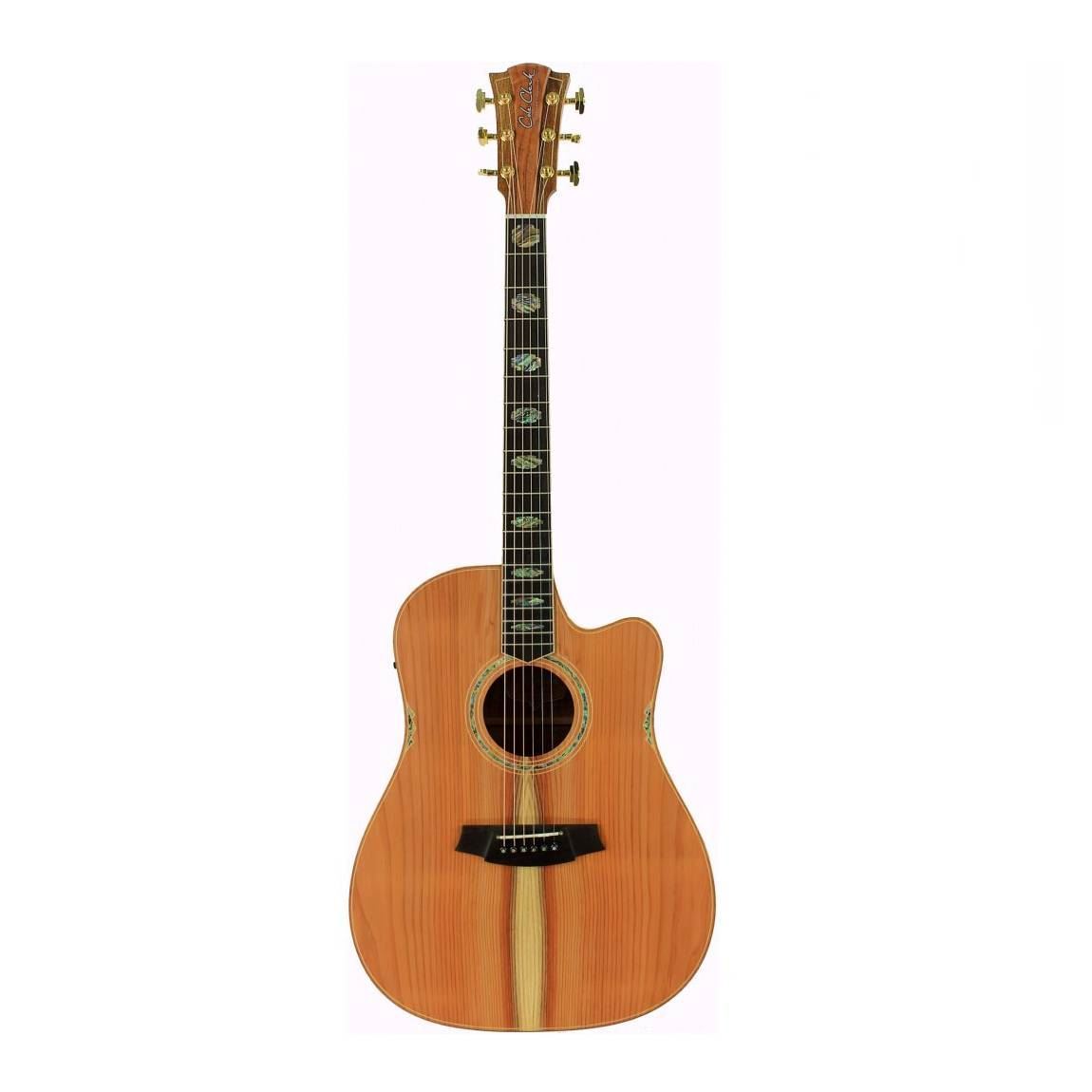 Cole Clark Fat Lady 3 Series Acoustic Guitar with Pickup and Cutaway Redwood / Blackwood