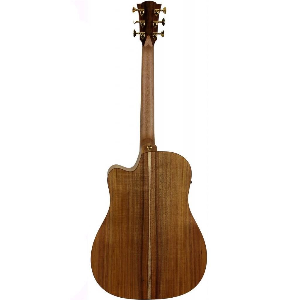 Cole Clark Fat Lady 3 Series Acoustic Guitar with Pickup and Cutaway Redwood / Blackwood