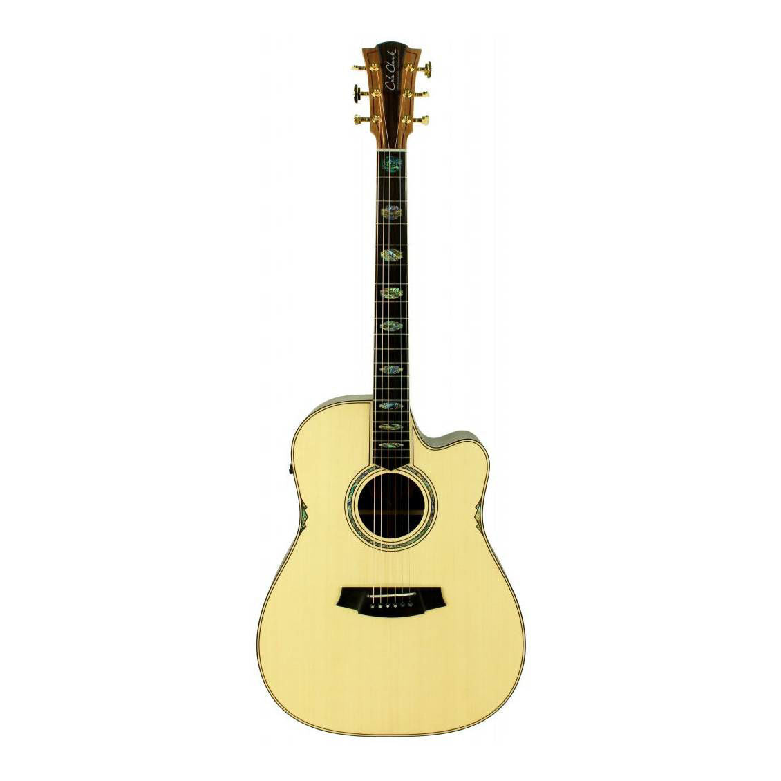 Cole Clark Fat Lady 3 Series Cutaway Dreadnought Acoustic Guitar with Pickup & Spruce Face/Rosewood Back & Sides