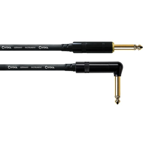 Cordial Essentials REAN Plug 6.3mm Mono Gold to Right Angled Plug (6m)