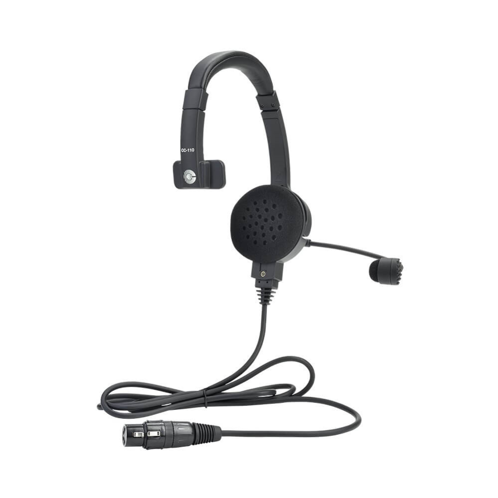 Clear-Com CC110-X4 Single Ear Headset - 4 Pin XLR Female