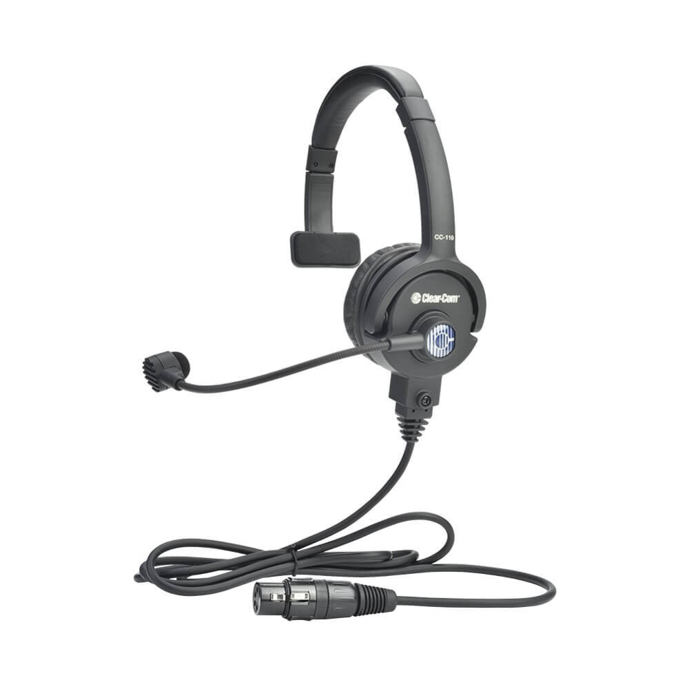 Clear-Com CC110-X4 Single Ear Headset - 4 Pin XLR Female