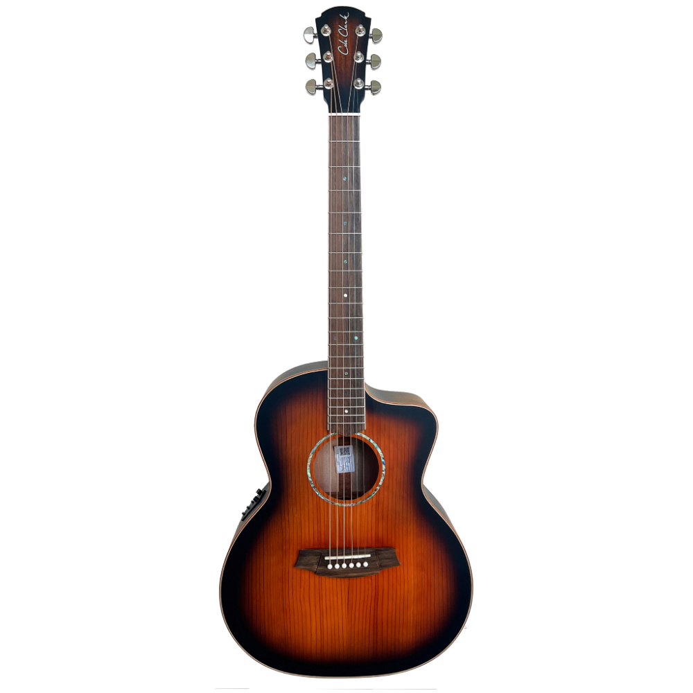 Cole Clark Studio GA AN1EC Redwood Face, Maple B&S Sunburst