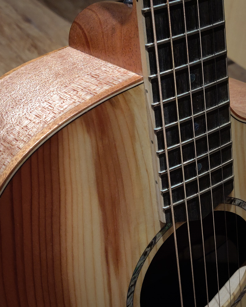 Cole Clark Studio GA AN1EC Redwood Face, Maple Back & Sides Acoustic Guitar