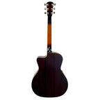 Cole Clark Studio GA AN1EC acoustic guitar with sunburst finish, spruce top, rosewood fingerboard, and cutaway body.