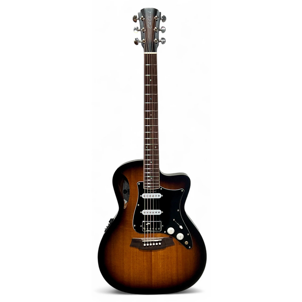 Cole Clark STL1EC-MMAH-HSS Studio True Hybrid  Thinline Acoustic Guitar