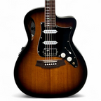 Cole Clark STL1EC-MMAH-HSS Studio True Hybrid  Thinline Acoustic Guitar