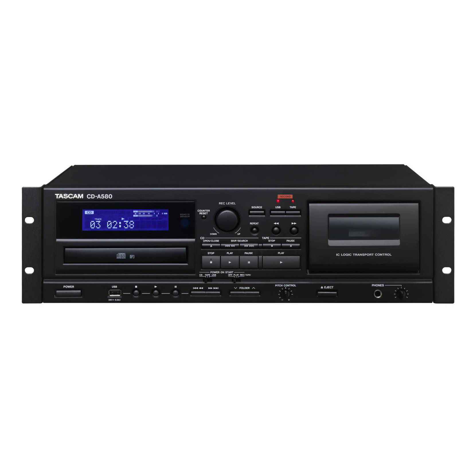 Tascam CD-A580 Cassette USB & CD Player/Recorder