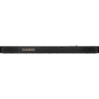 Casio CDP-S160 compact digital piano in black with keyboard and control panel, designed for home practice and performance.