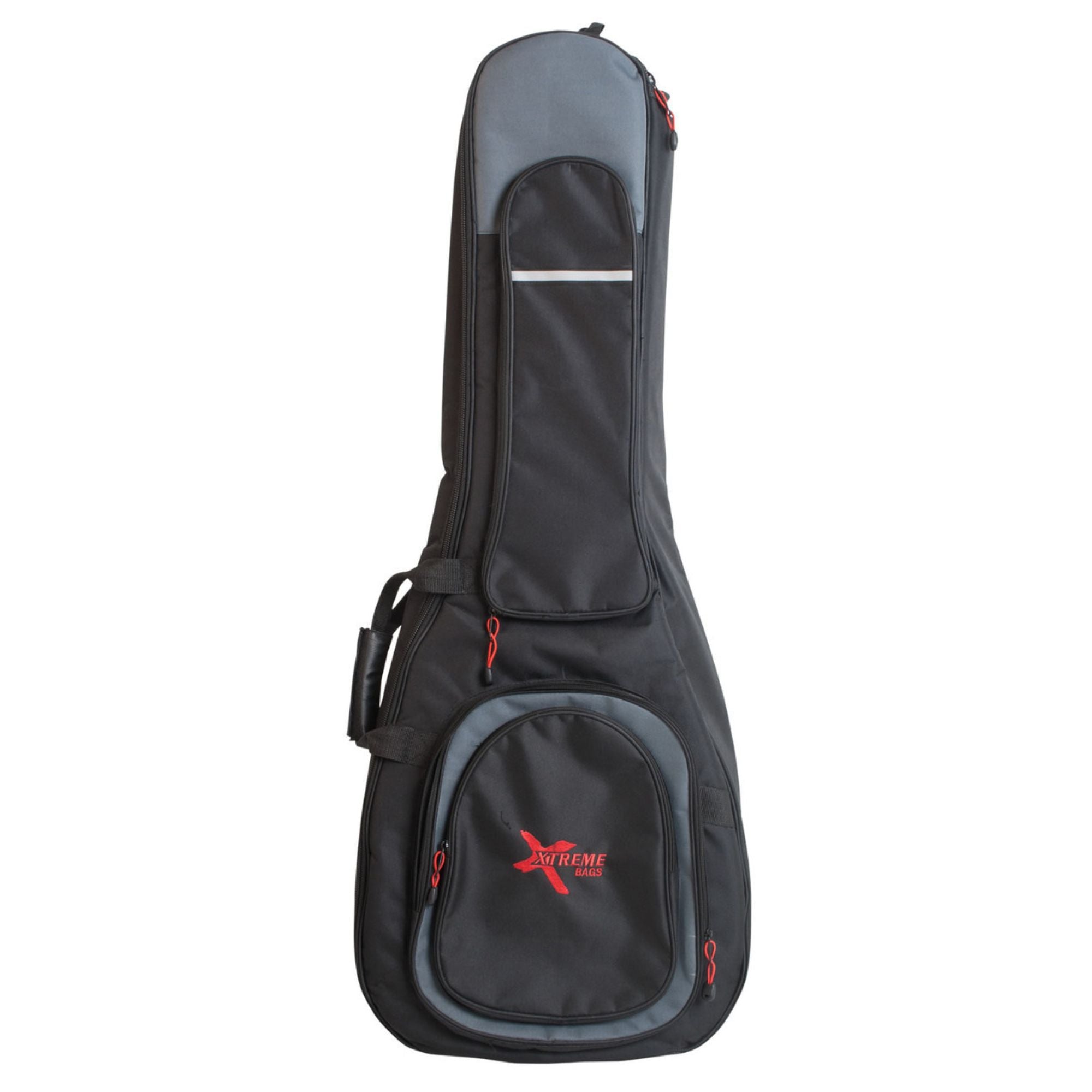 Xtreme Western guitar gig bag with 25mm padding, featuring sturdy handles and zipper closure for safe instrument transport.
