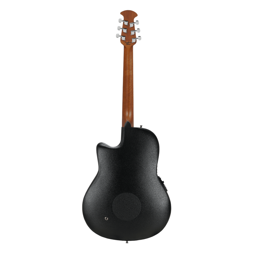 Ovation Celebrity Elite Mid Depth Acoustic Electric Guitar - Black