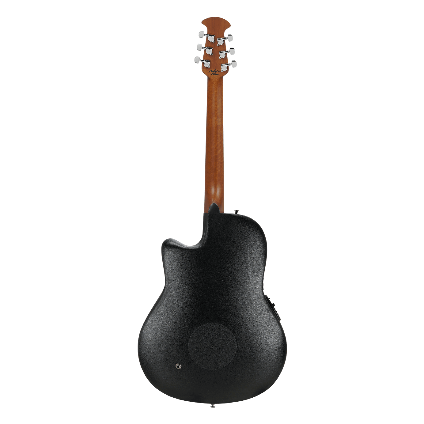 Ovation Celebrity Elite Mid Depth Acoustic Electric Guitar - Black