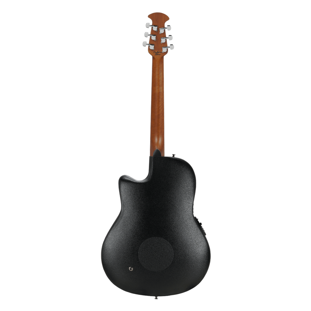 Ovation Celebrity Elite Mid Depth Acoustic Electric Guitar - Black