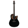 Ovation Celebrity Elite Mid Depth Acoustic Electric Guitar - Black