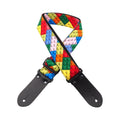 DSL Straps LG Block Guitar Strap 2in  - Black