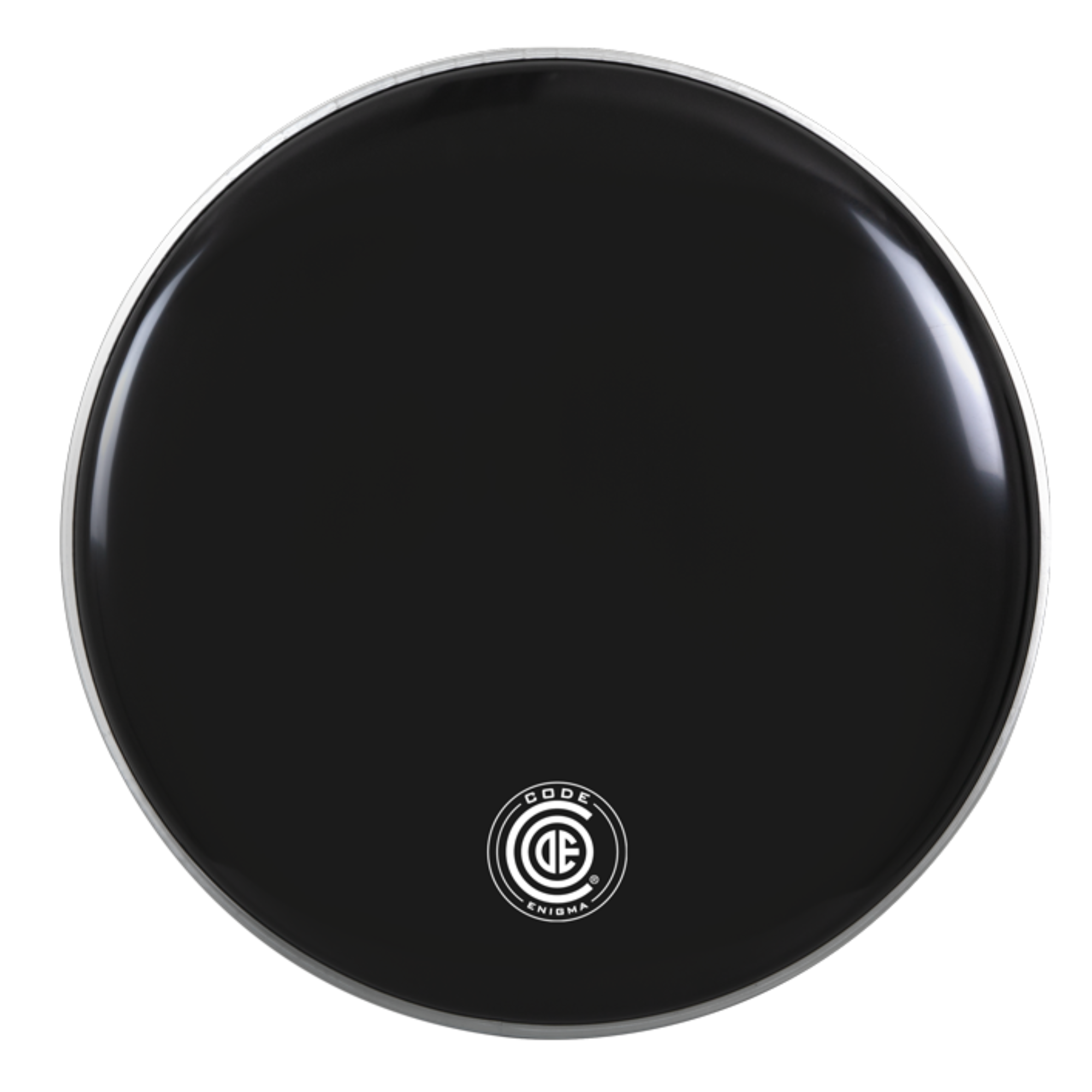 Code 16 Enigma Bass Drum Head - Black