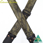 Colonial Leather Medieval 50mm Webbing Guitar Strap - Cleric